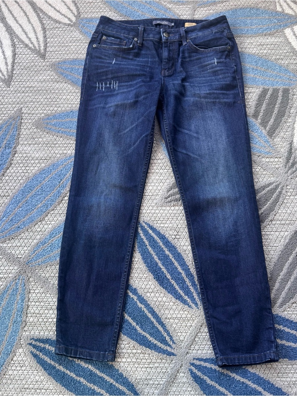 Level 99 Women’s Sienna Tomboy Denim Straight Jeans Size 26 Dark